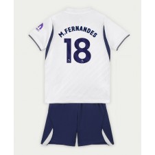 Tottenham Hotspur Mateus Fernandes #18 Hemmaställ Barn 2026-27 Korta ärmar (+ Korta byxor)